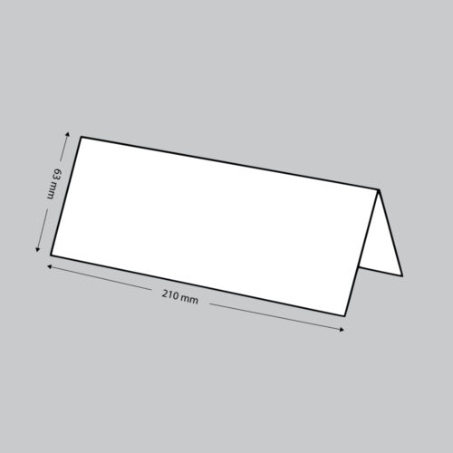 Naambordjes 63 x 210 mm