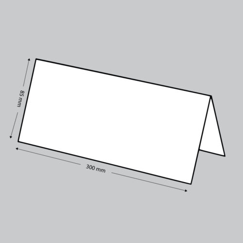 Naambordjes 85 x 300 mm